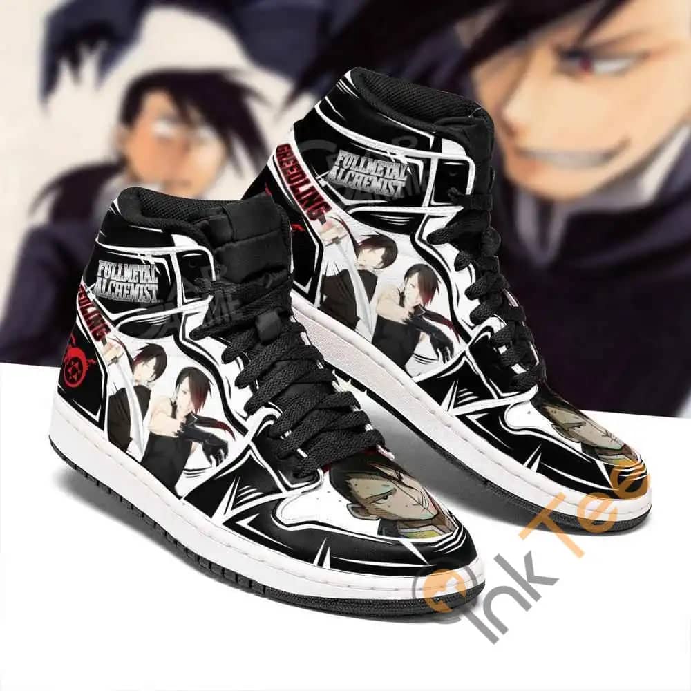 Greed-Ling Fullmetal Alchemist Sneakers Anime Air Jordan Shoes