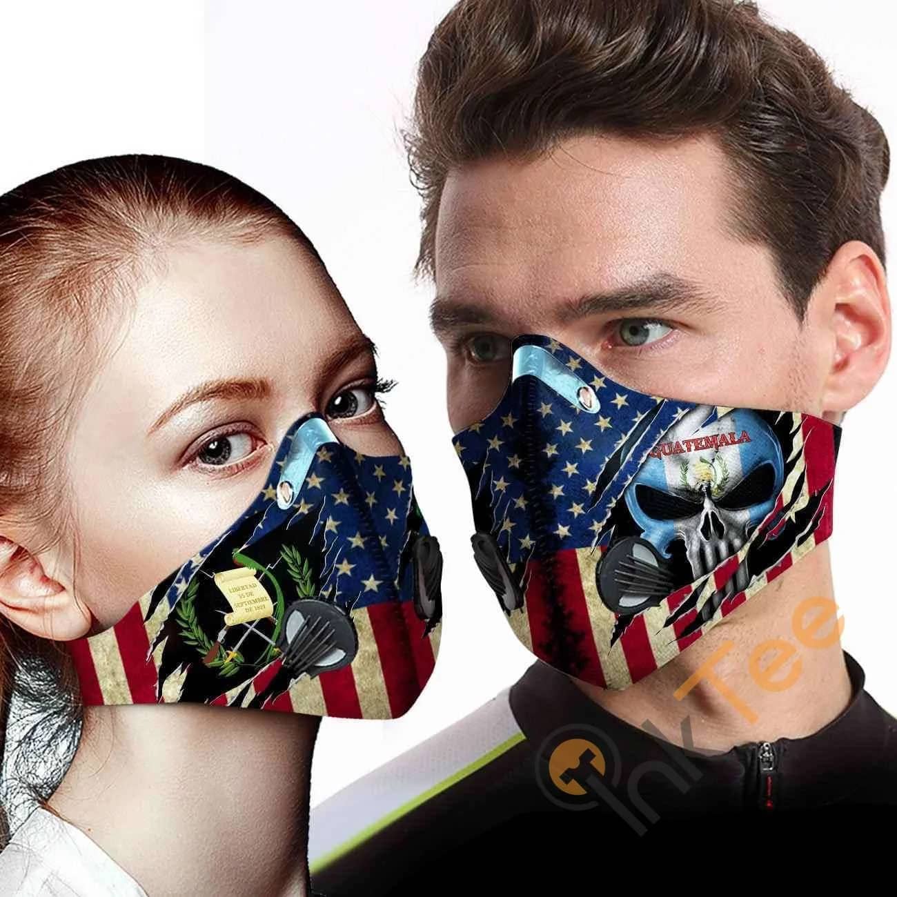 Guatemala Filter Activated Carbon Pm 2.5 Fm Sku 2185 Face Mask
