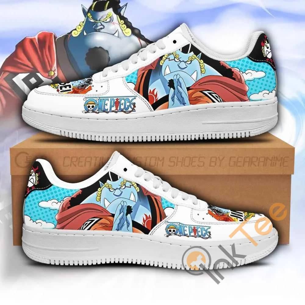 Jinbei Custom One Piece Anime Nike Air Force Shoes
