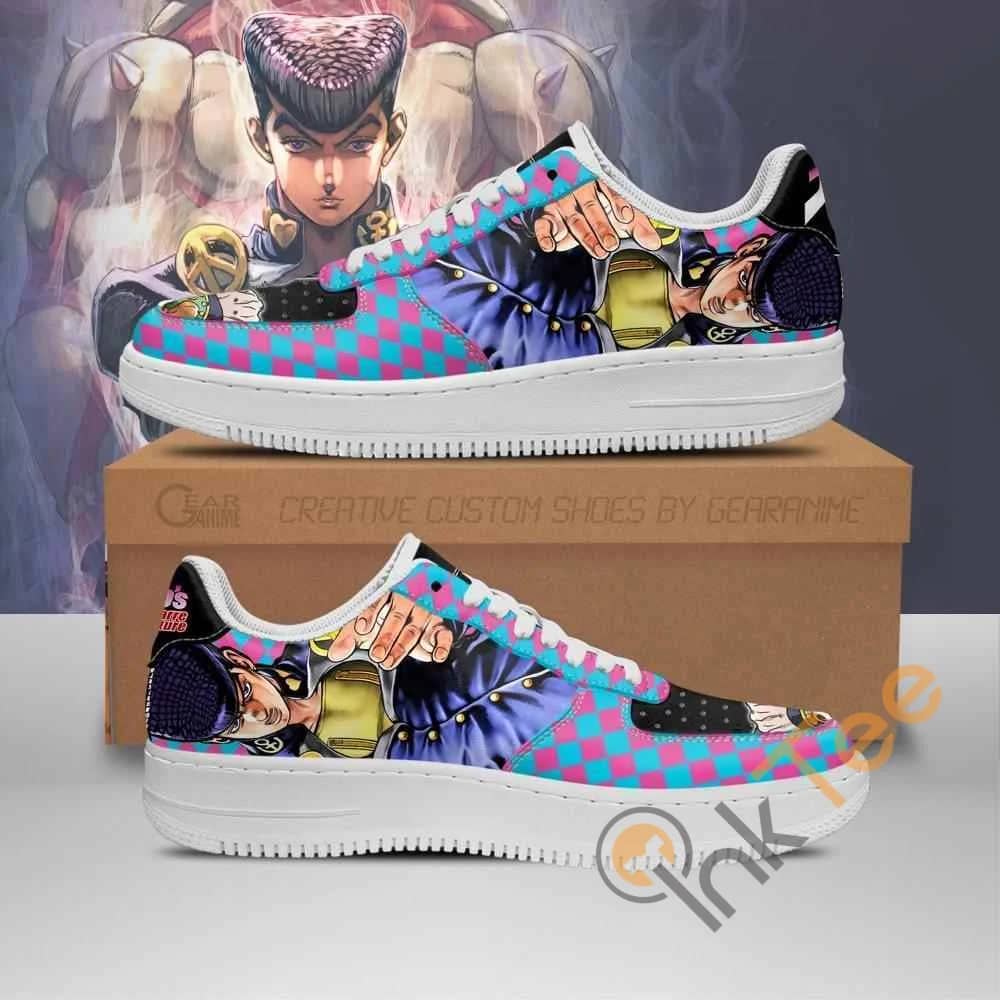 Josuke Higashikata Jojo Anime Nike Air Force Shoes