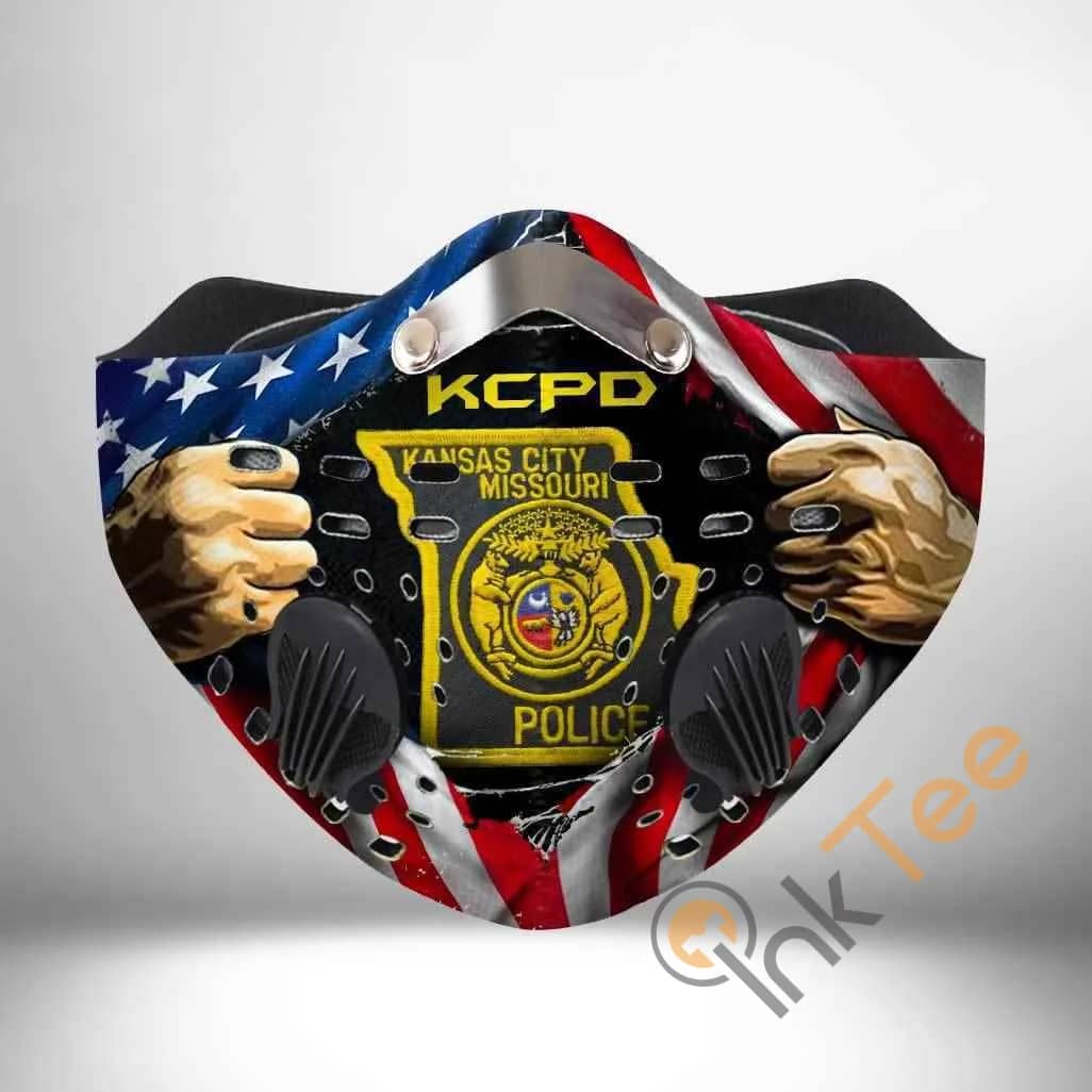 Kansas City Police Department Filter Activated Carbon Pm 2.5 Fm Sku 2227 Face Mask