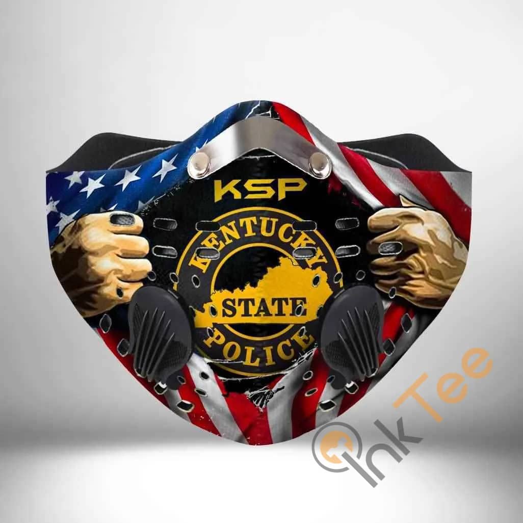 Kentucky State Police Filter Activated Carbon Pm 2.5 Fm Sku 2214 Face Mask