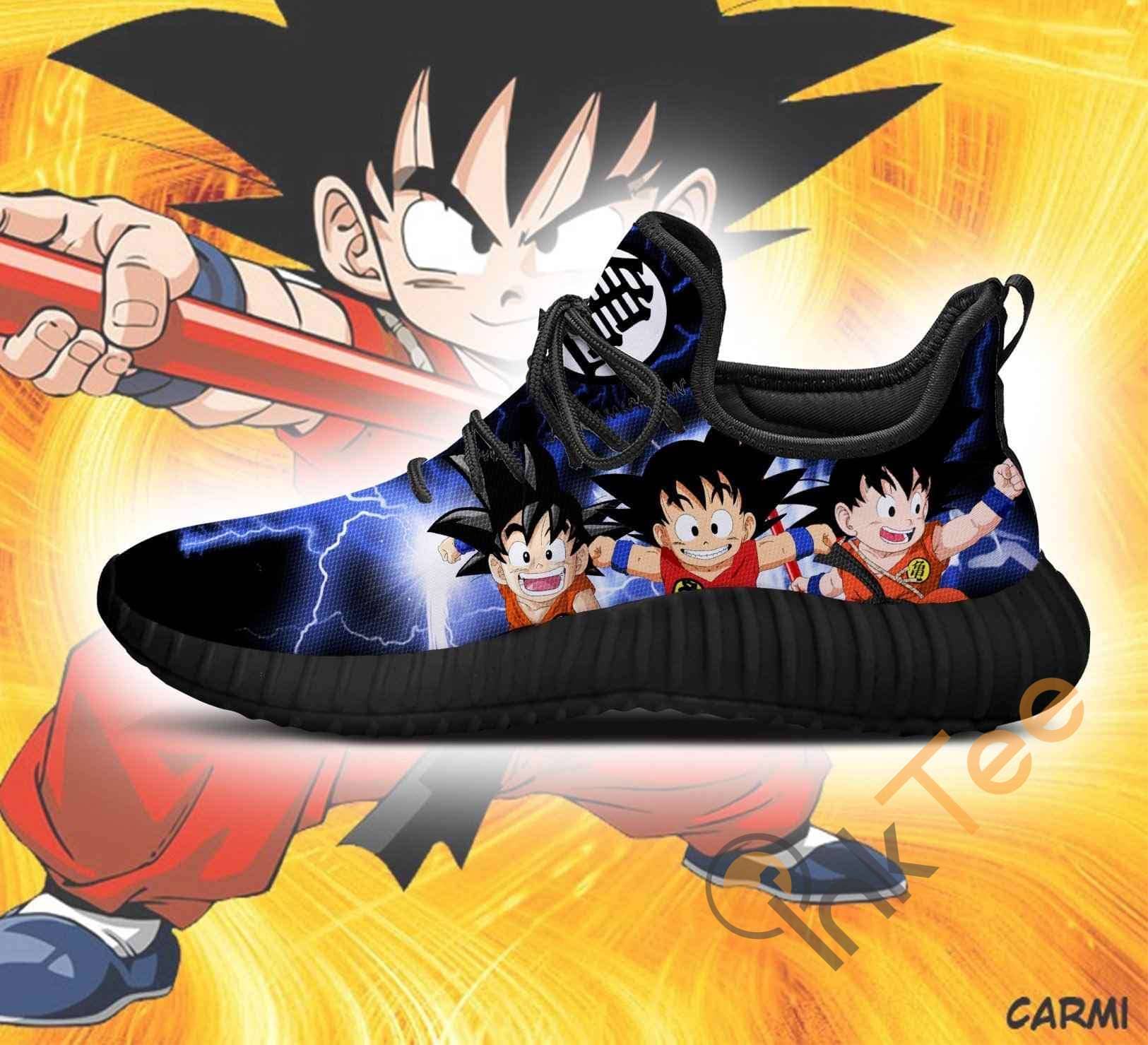 Inktee Store - Kid Goku Dragon Ball Anime Reze Shoes Image