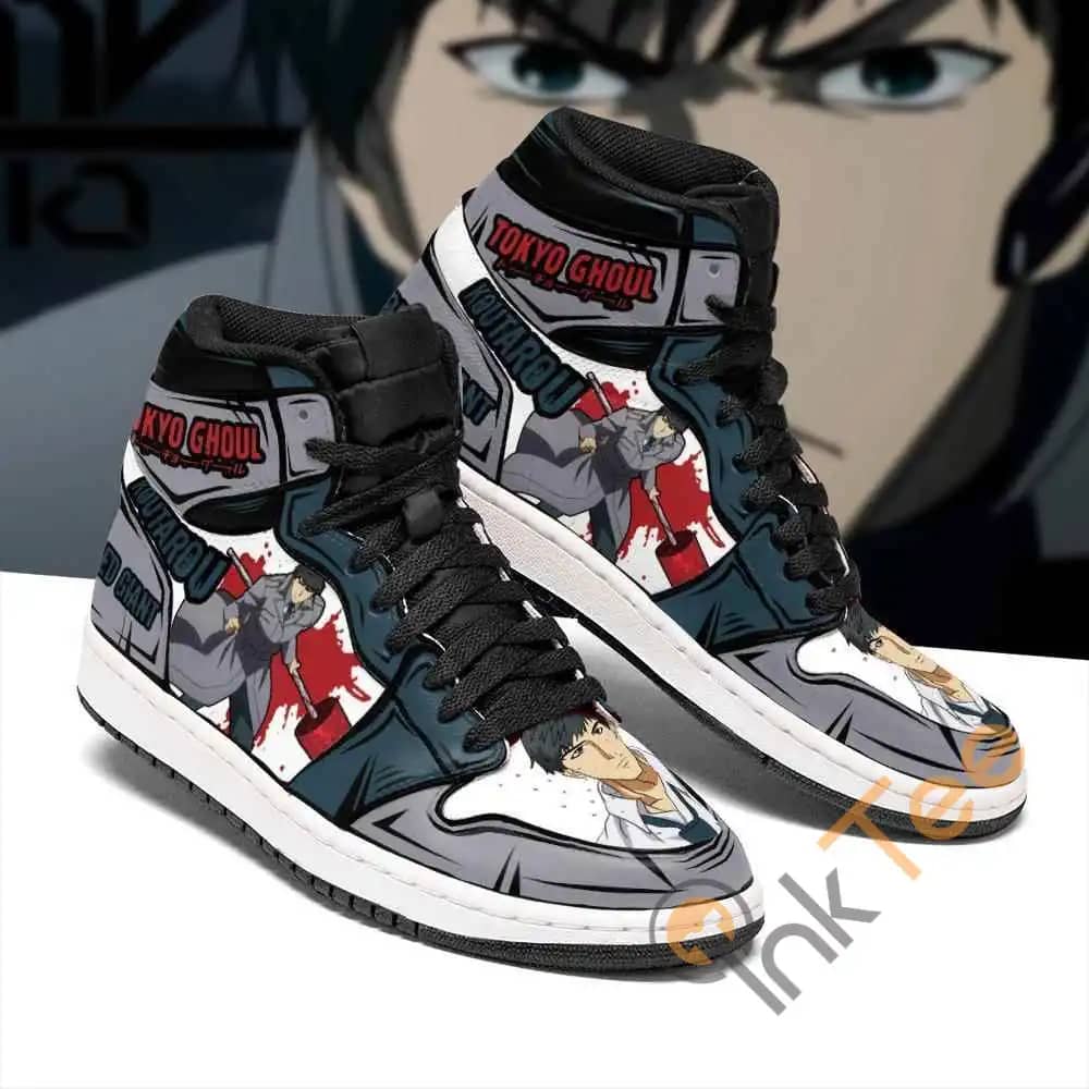 Koutarou Amon Custom Tokyo Ghoul Sneakers Anime Air Jordan Shoes