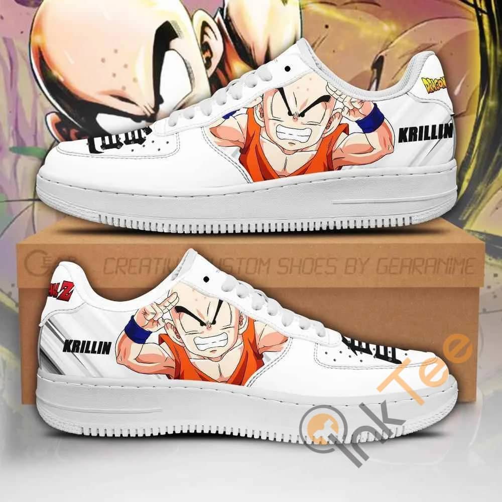 Krillin Custom Dragon Ball Z Anime Nike Air Force Shoes