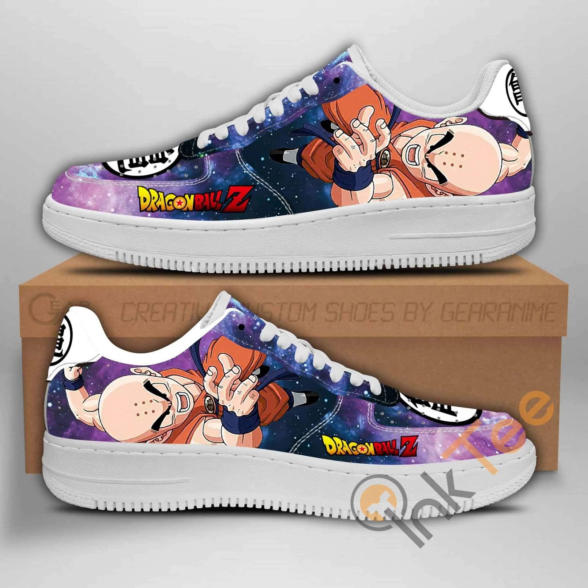 Krillin Dragon Ball Z Anime Nike Air Force Shoes