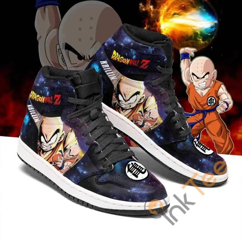 Krillin Galaxy Dragon Ball Z Sneakers Anime Air Jordan Shoes