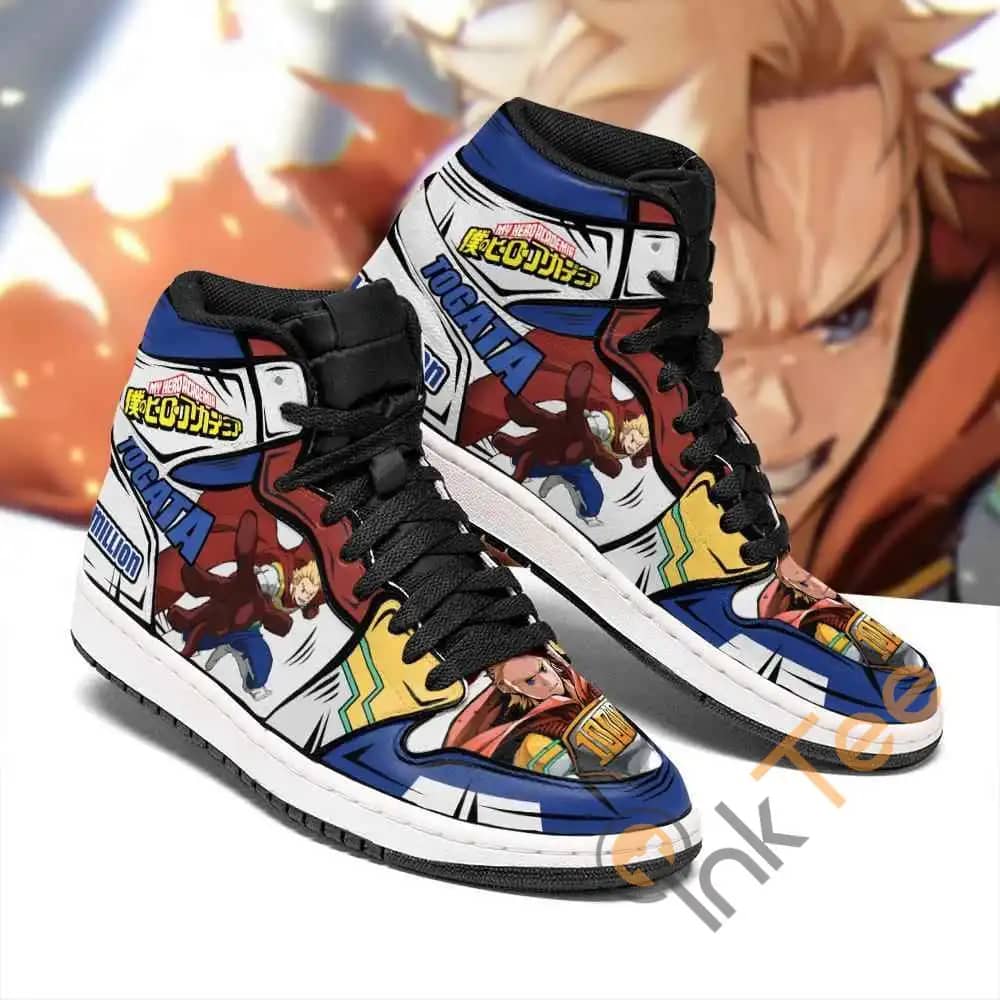 Lemillion Mirio Custom My Hero Academia Sneakers Anime Air Jordan Shoes