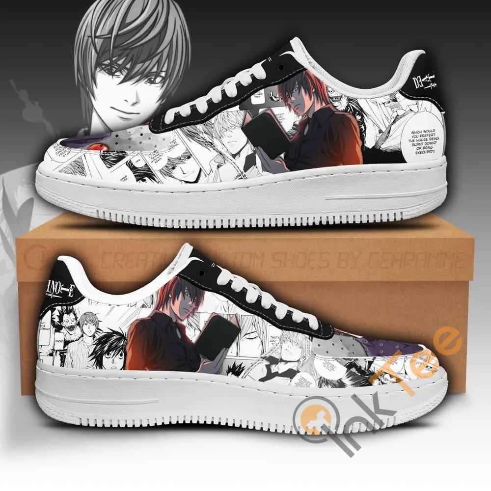 Light Yagami Death Note Anime Nike Air Force Shoes