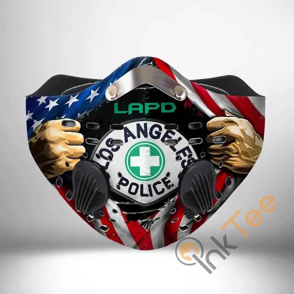 Los Angeles Police Department Filter Activated Carbon Pm 2.5 Fm Sku 2219 Face Mask