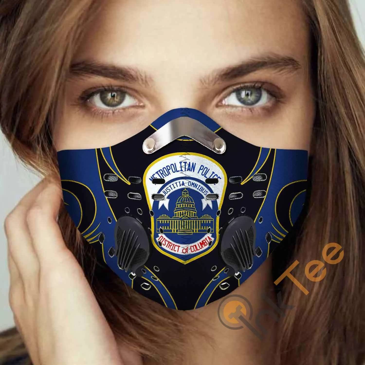 Metropolitan Police Department Filter Activated Carbon Pm 2.5 Fm Sku 3466 Face Mask