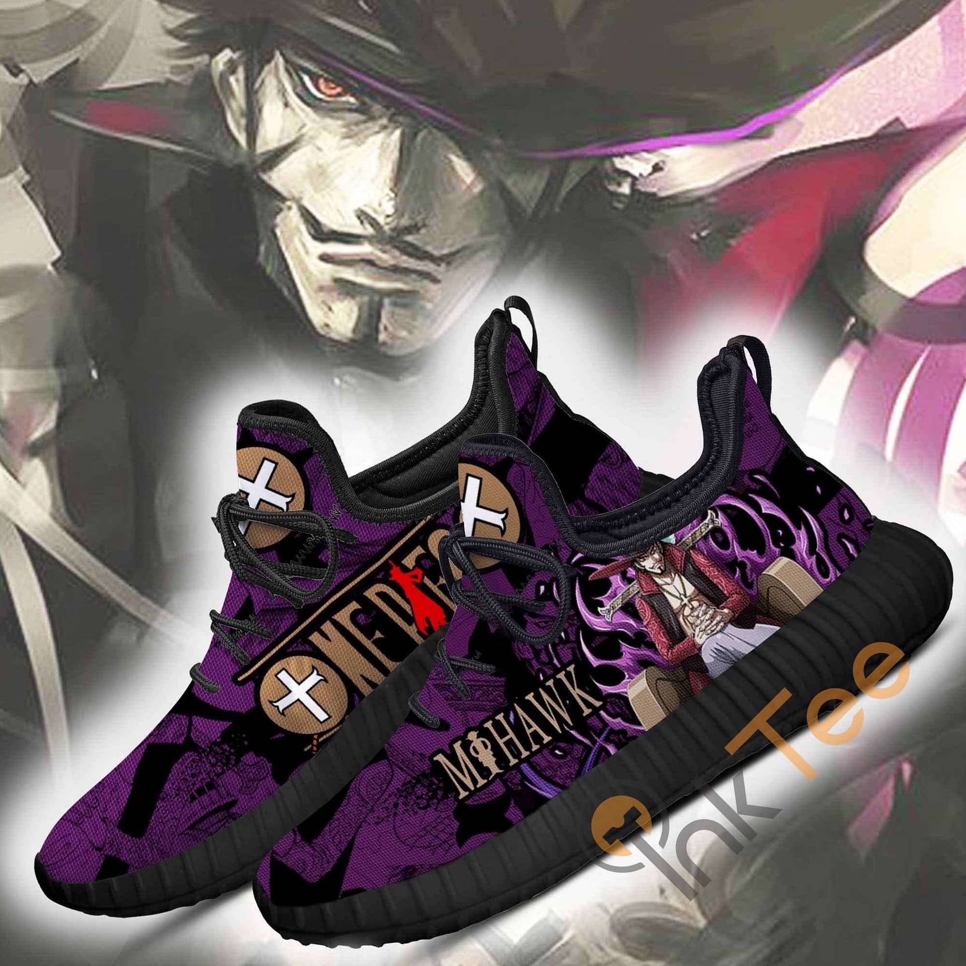 Inktee Store - Mihawk One Piece Anime Reze Shoes Image