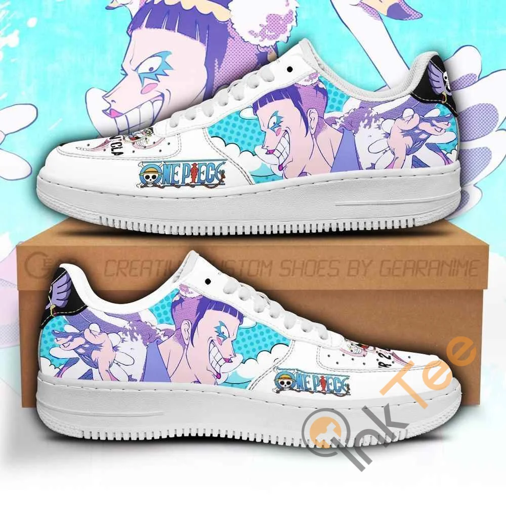 Mr 2 Bon Clay Custom One Piece Anime Nike Air Force Shoes