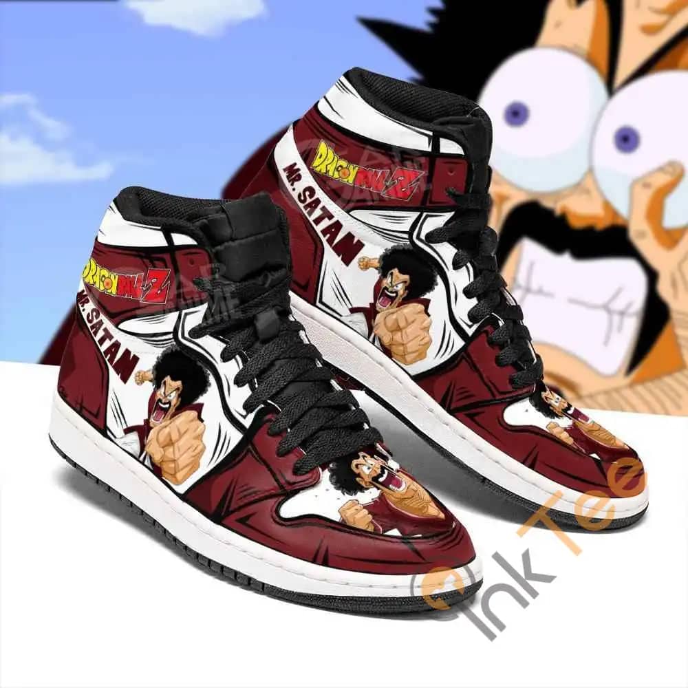 Mr Satan Dragon Ball Sneakers Anime Air Jordan Shoes