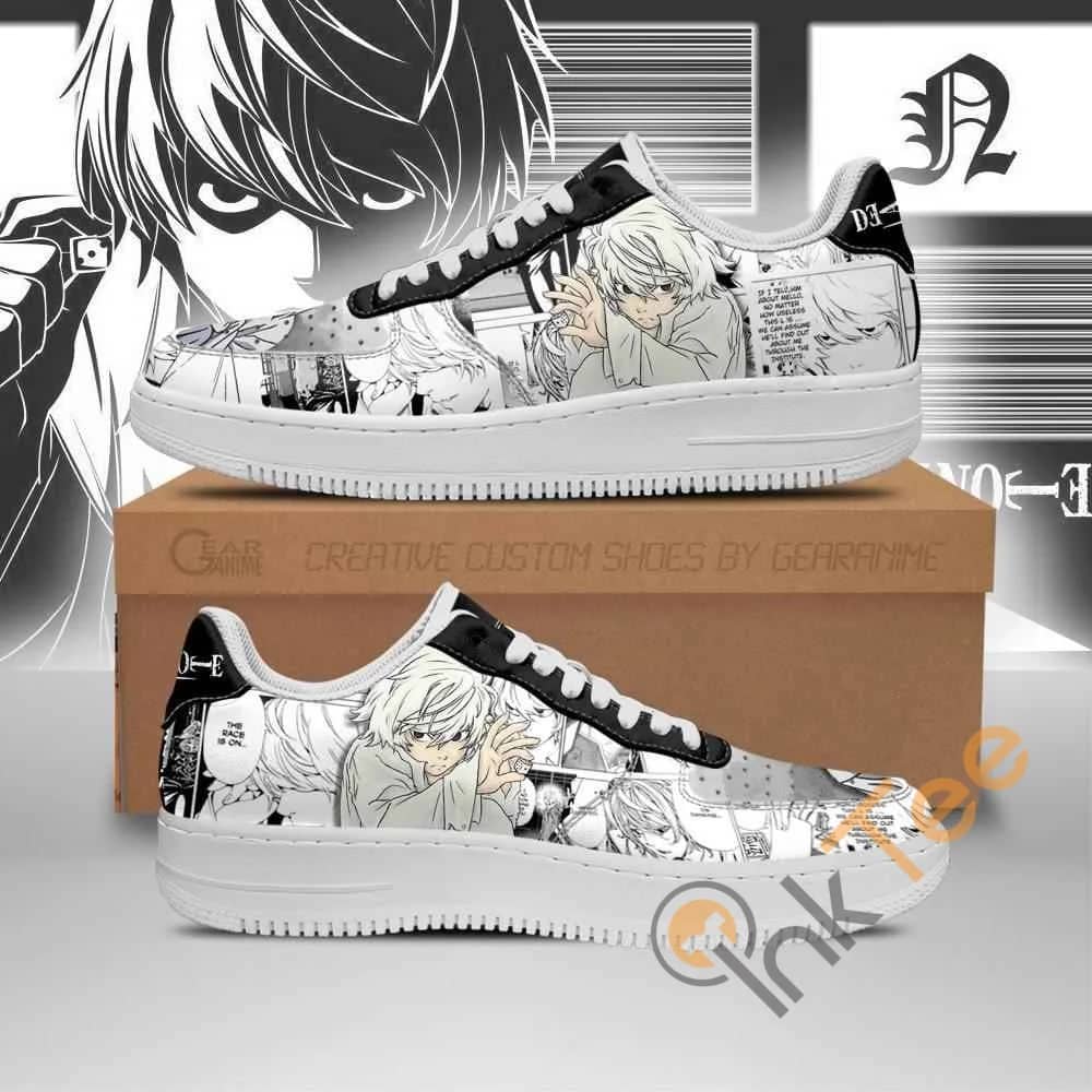 Near Death Note Anime Nike Air Force Shoes