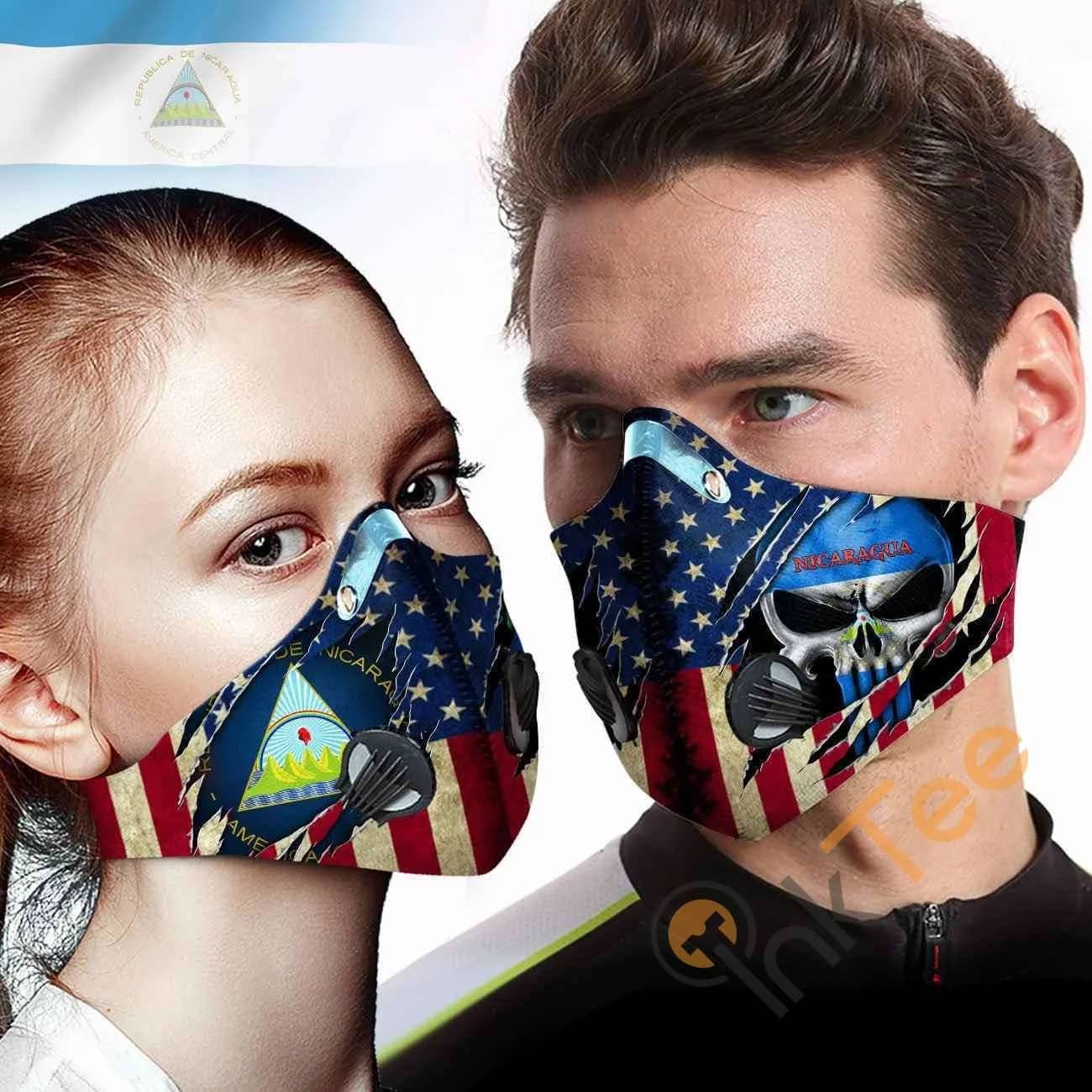 Nicaragua Filter Activated Carbon Pm 2.5 Fm Sku 2186 Face Mask