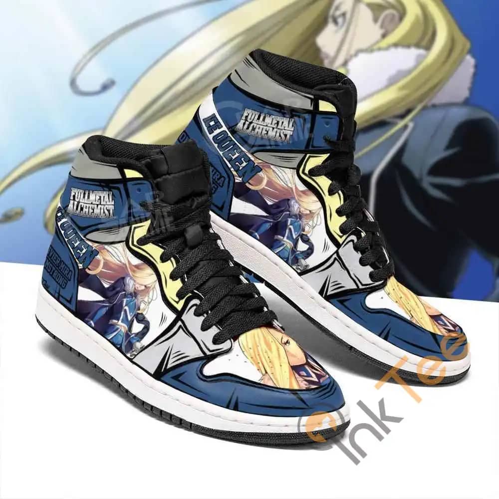 Olivier Armstrong Fullmetal Alchemist Sneakers Anime Air Jordan Shoes