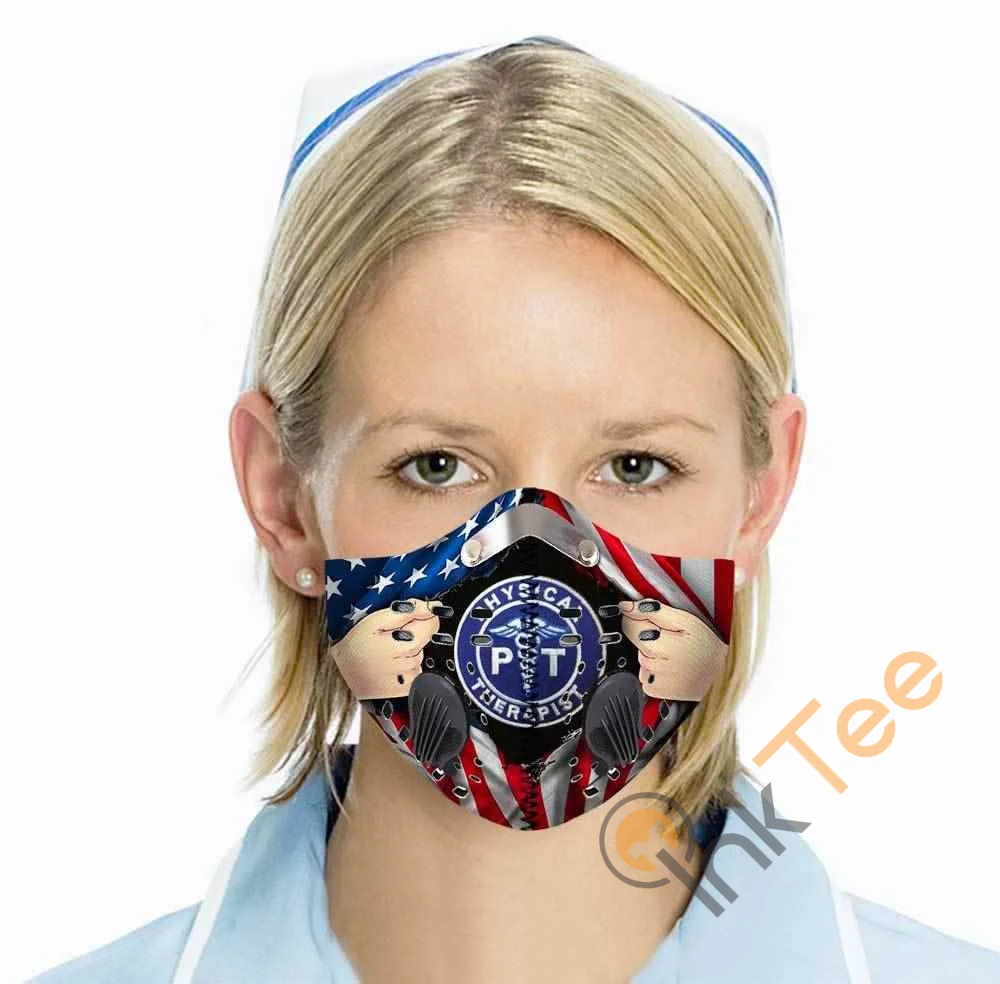 Physical Therapist Filter Activated Carbon Pm 2.5 Fm Sku 4961 Face Mask