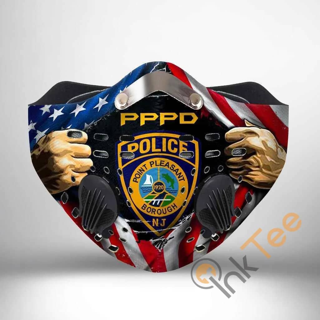 Point Pleasant Police Department Filter Activated Carbon Pm 2.5 Fm Sku 2265 Face Mask