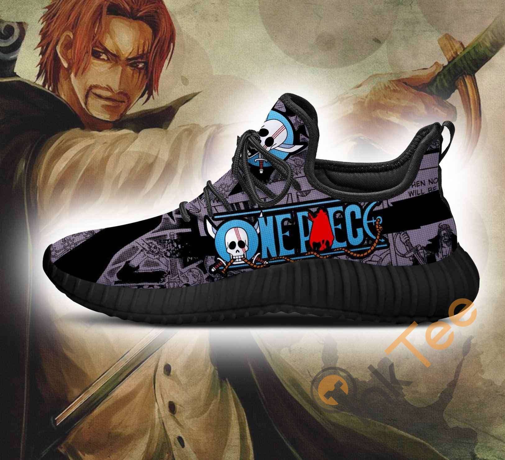 Inktee Store - Red Hair Shanks One Piece Anime Reze Shoes Image
