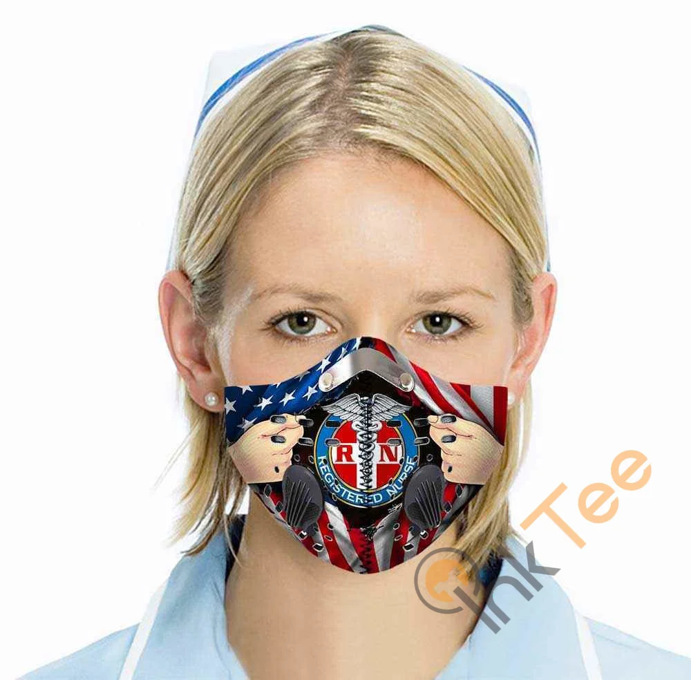 Registered Nurse Filter Activated Carbon Pm 2.5 Fm Sku 4953 Face Mask