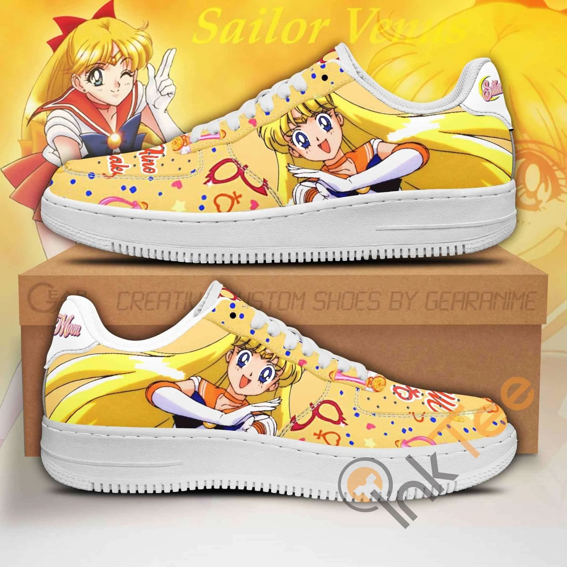 Sailor Venus Sailor Moon Anime Nike Air Force Shoes