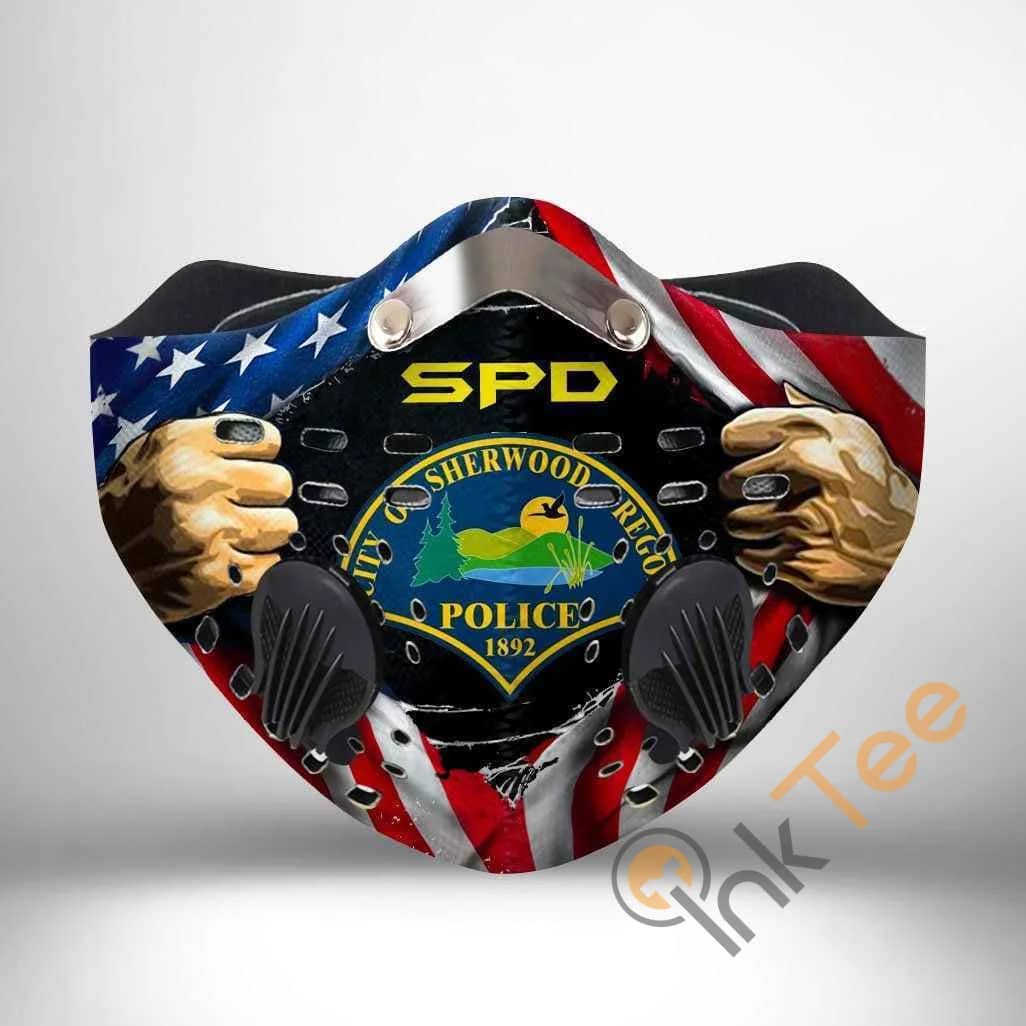 Sherwood Police Department Filter Activated Carbon Pm 2.5 Fm Sku 2279 Face Mask