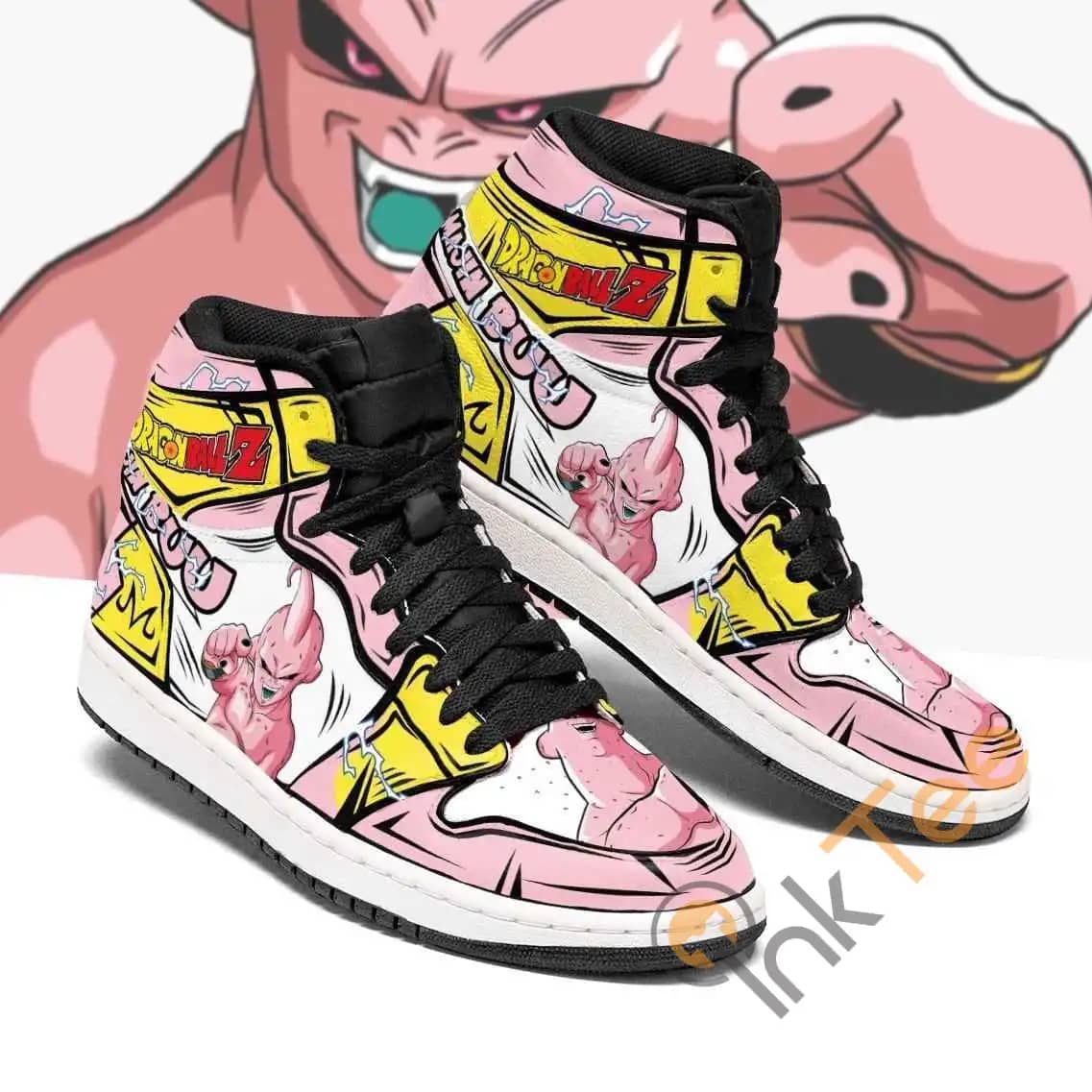 Skinny Majin Buu Dragon Ball Z Anime Sneakers Air Jordan Shoes