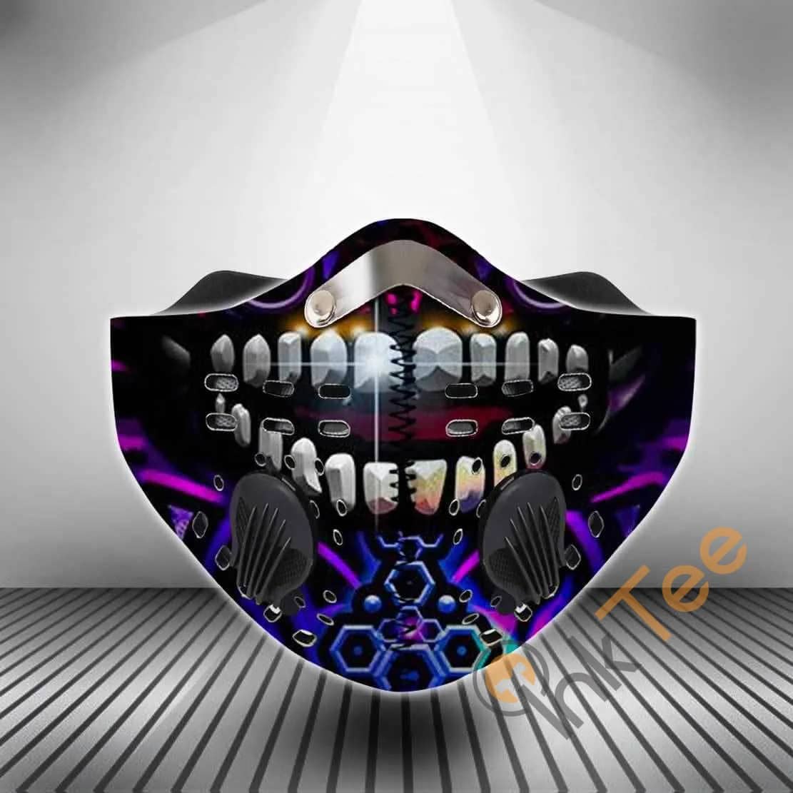 Skull 3D Filter Activated Carbon Pm 2.5 Fm Sku 3607 Face Mask