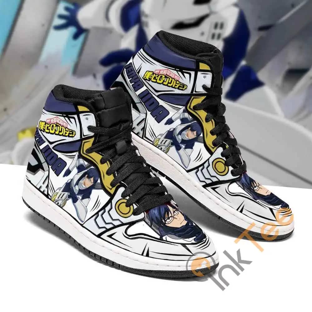 Tenya Ingenium Custom My Hero Academia Sneakers Anime Air Jordan Shoes