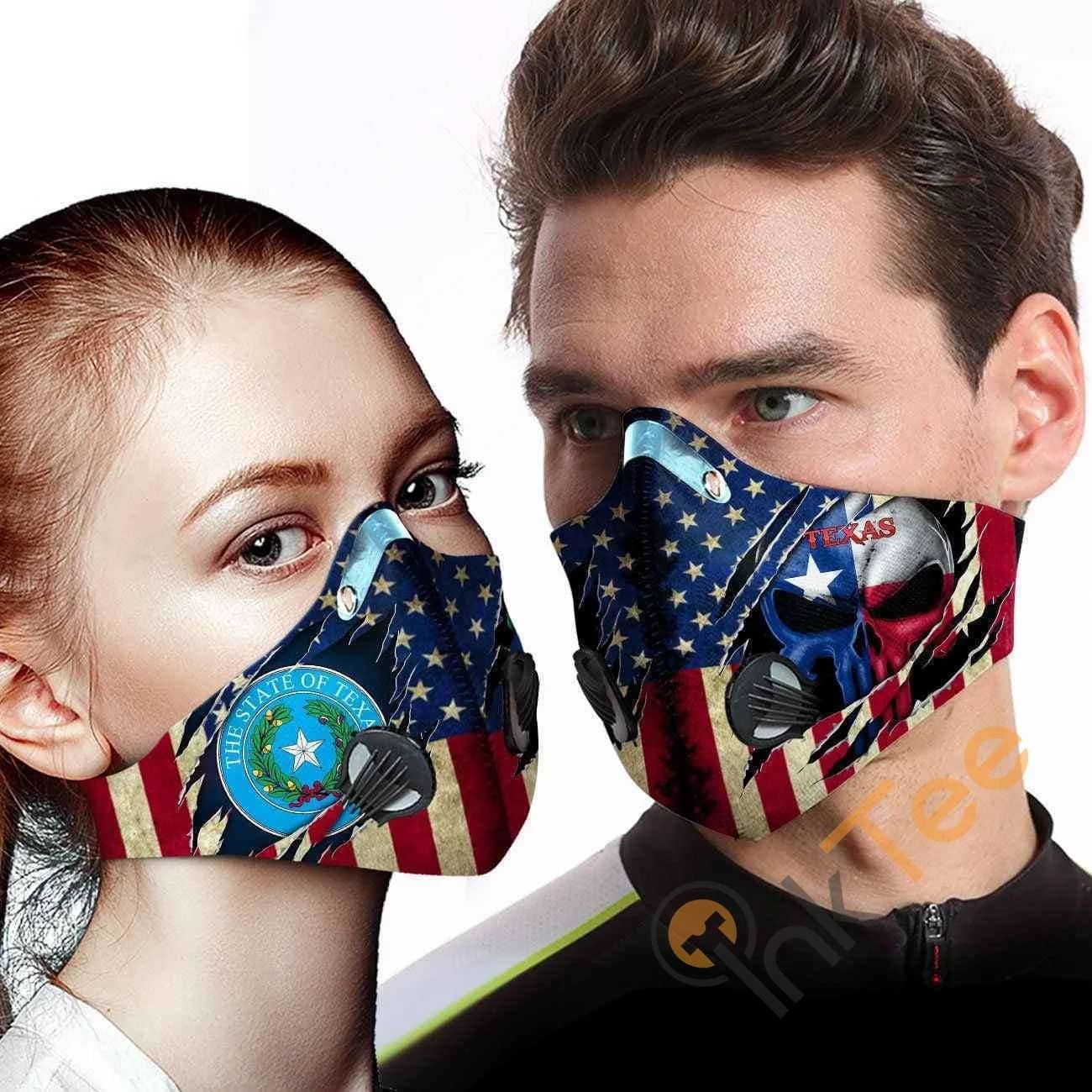 Texas Filter Activated Carbon Pm 2.5 Fm Sku 2187 Face Mask