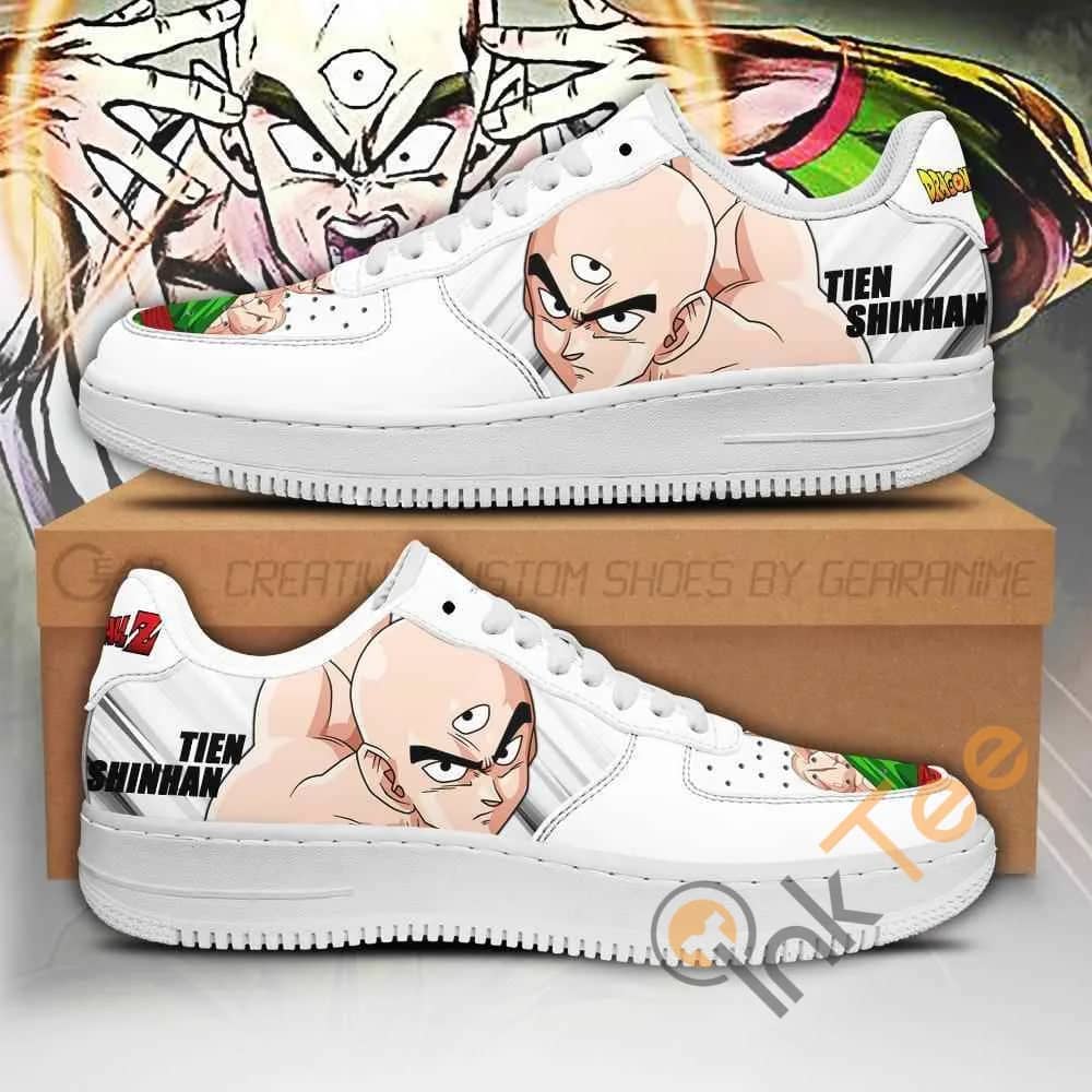 Tien Shinhan Custom Dragon Ball Z Anime Nike Air Force Shoes