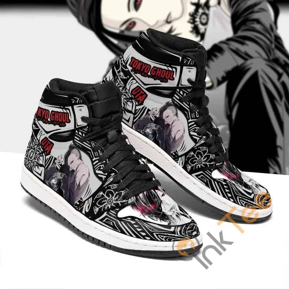 Tokyo Ghoul Uta Custom Tokyo Ghoul Sneakers Anime Air Jordan Shoes