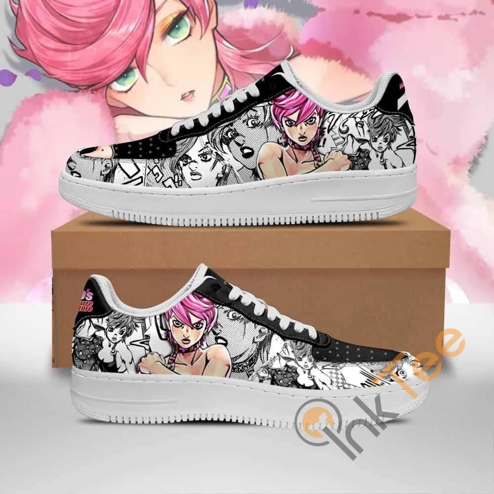 Trish Una Manga Style Jojo's Anime Nike Air Force Shoes