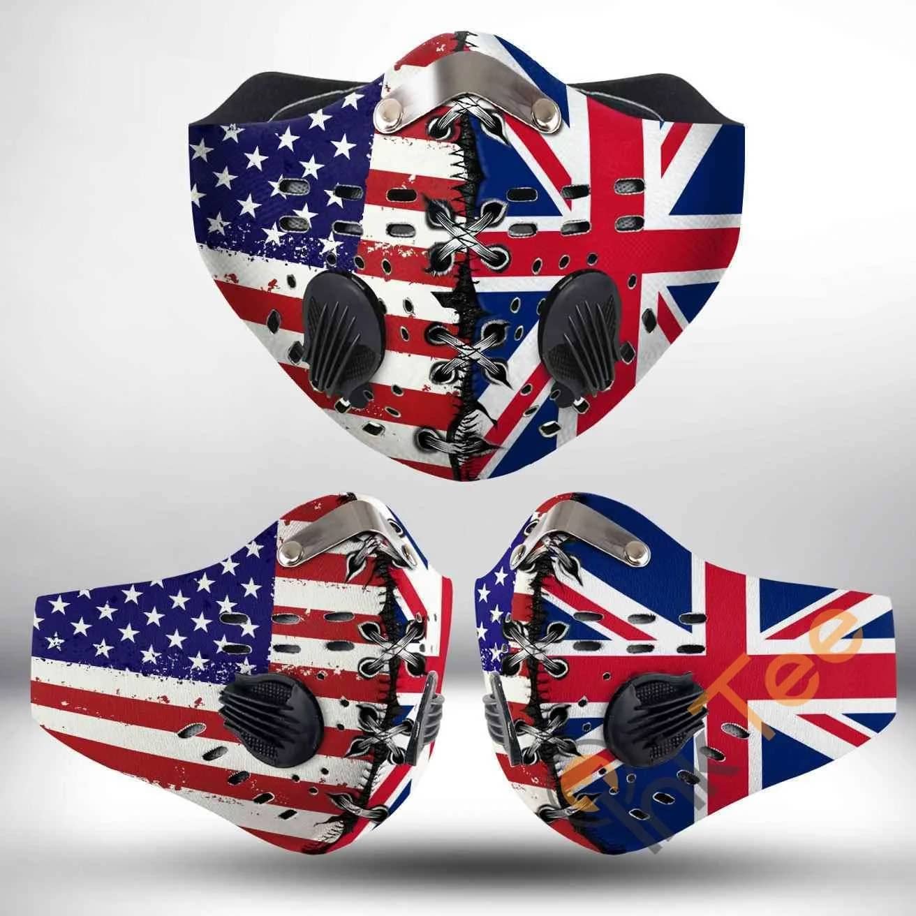 United Kingdom Filter Activated Carbon Pm 2.5 Fm  Sku 1535 Face Mask