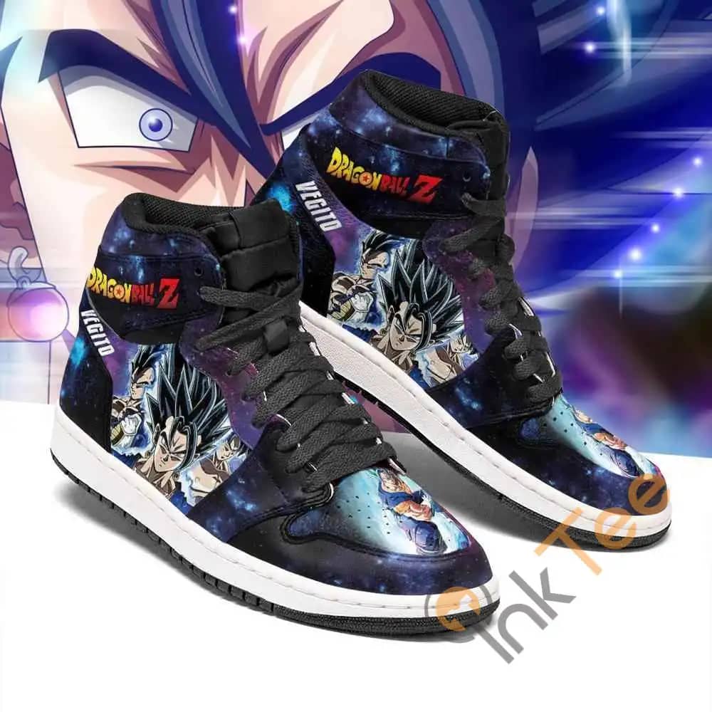 Vegito Galaxy Dragon Ball Z Sneakers Anime Air Jordan Shoes