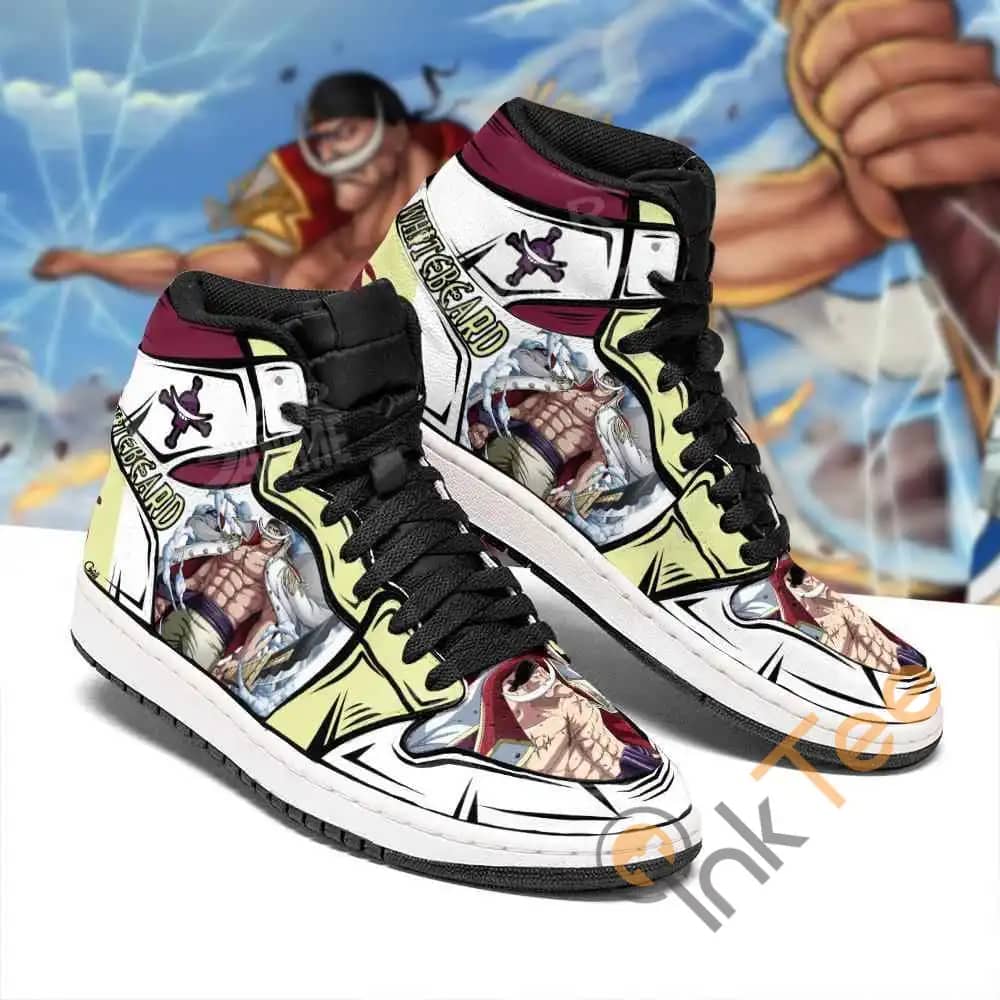 Whitebeard Yonko One Piece Sneakers Anime Air Jordan Shoes