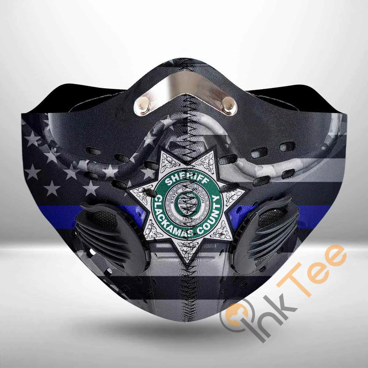 Clackamas County Sheriff's Office Filter Activated Carbon Pm 2.5 Face Mask