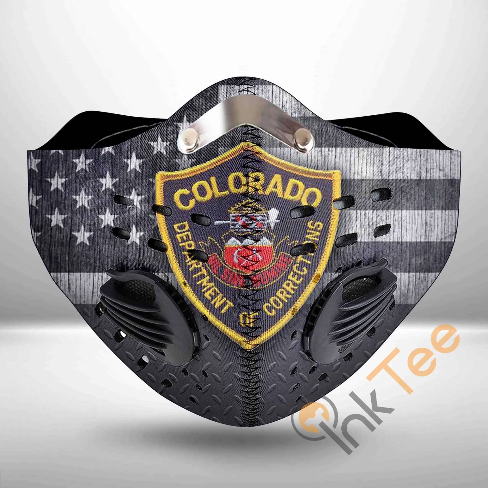 Colorado Department Of Corrections Filter Activated Carbon Pm 2.5 Face Mask