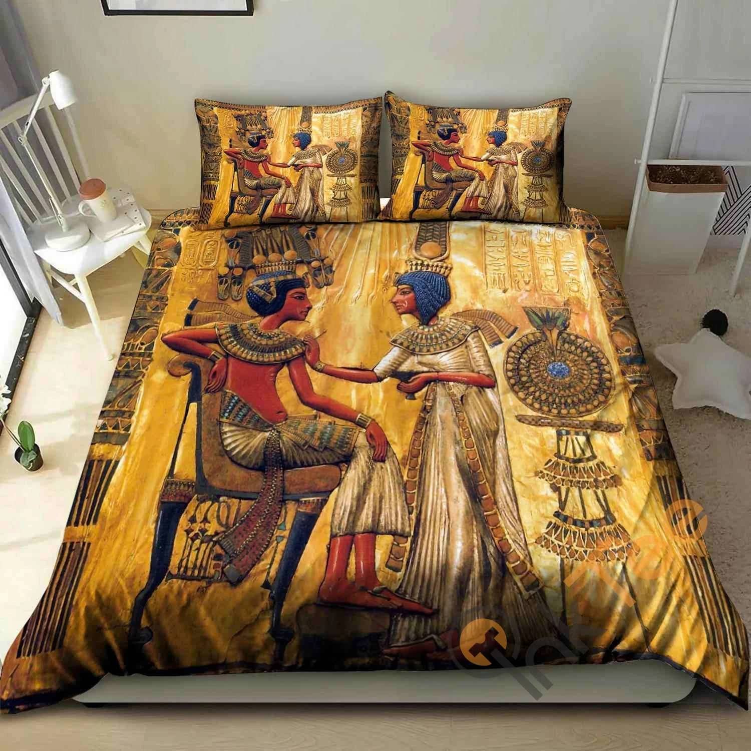 Custom 3d Ancient Egypt Quilt Bedding Sets