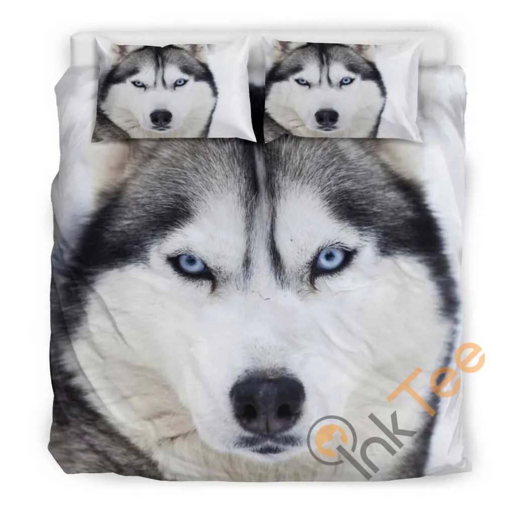 Custom 3d Husky Quilt Bedding Sets