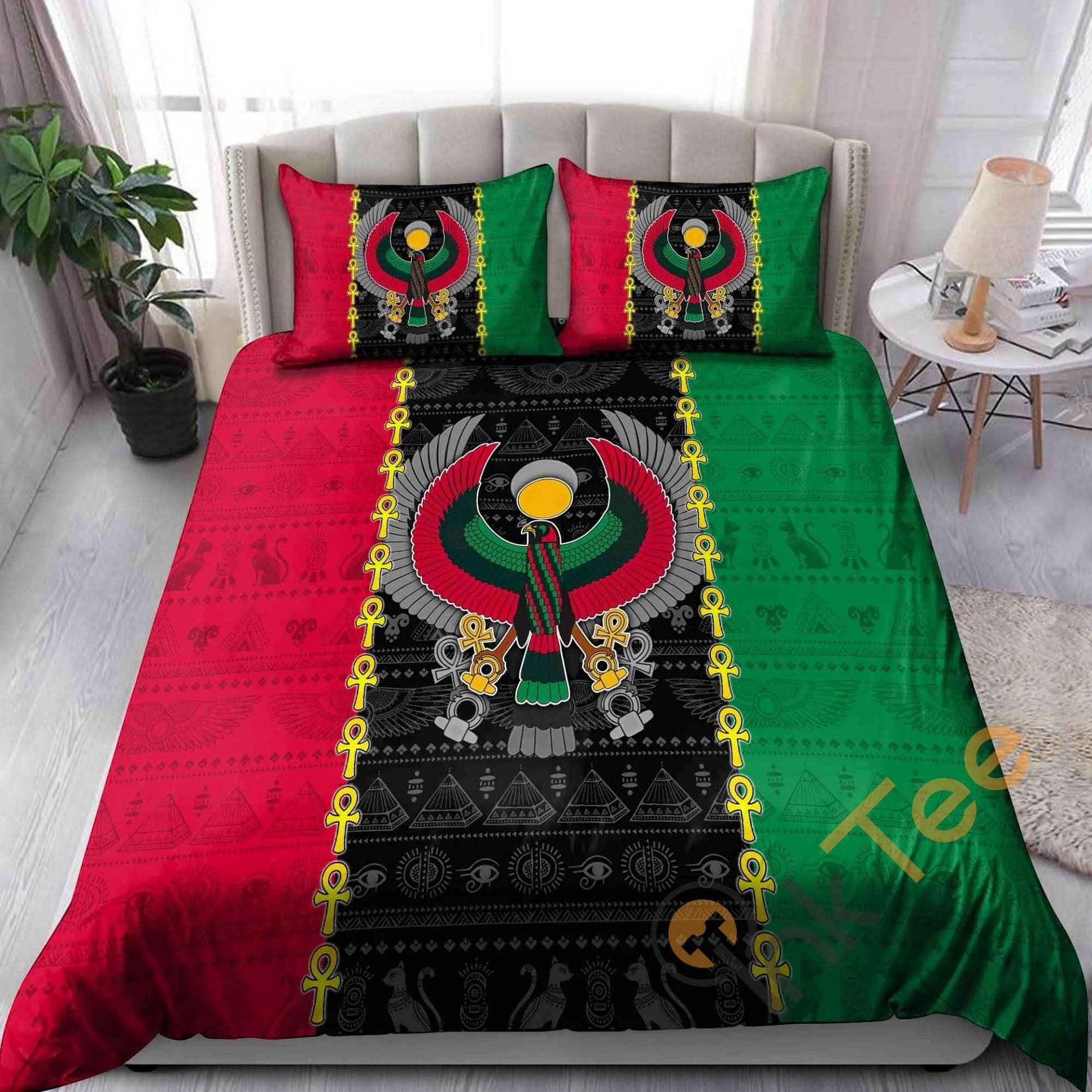 Custom Ancient Egyptian Quilt Bedding Sets
