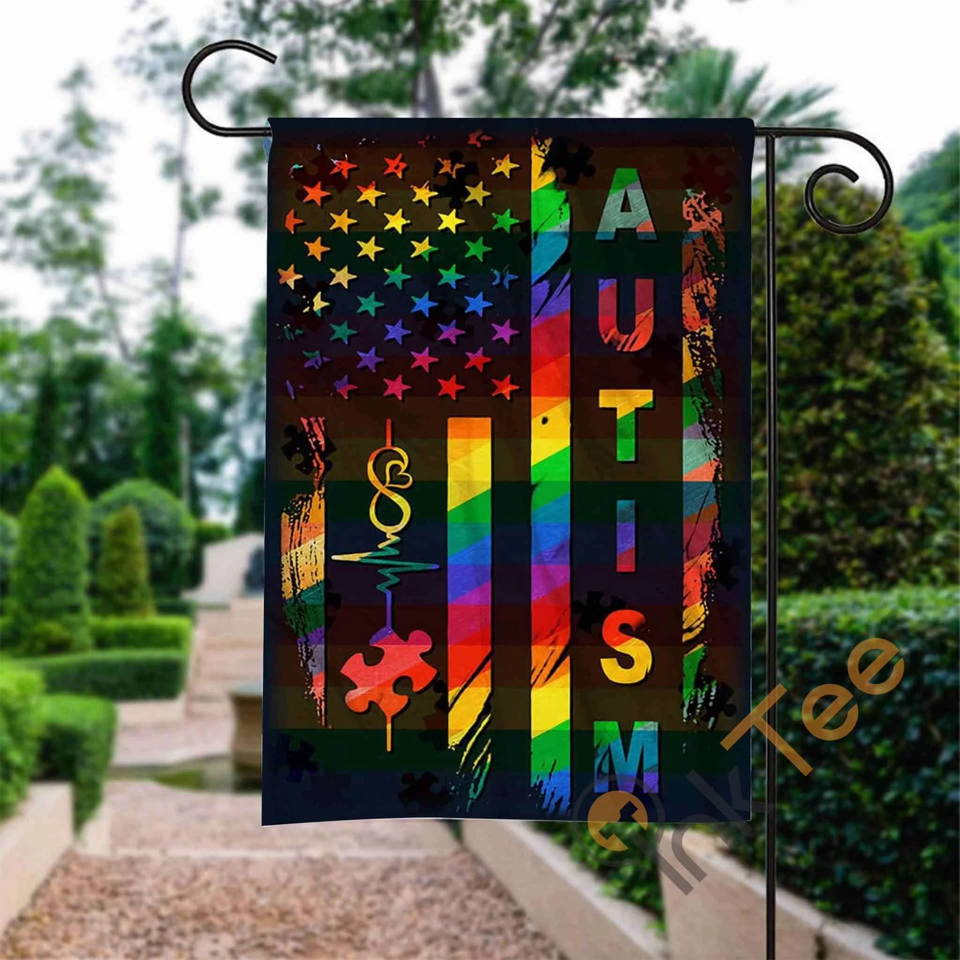 Custom Autism Rights Movement Garden Flag