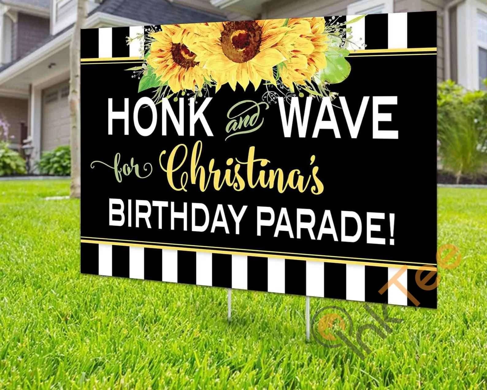 Custom Birthday Personalized Birthday Yard Sign