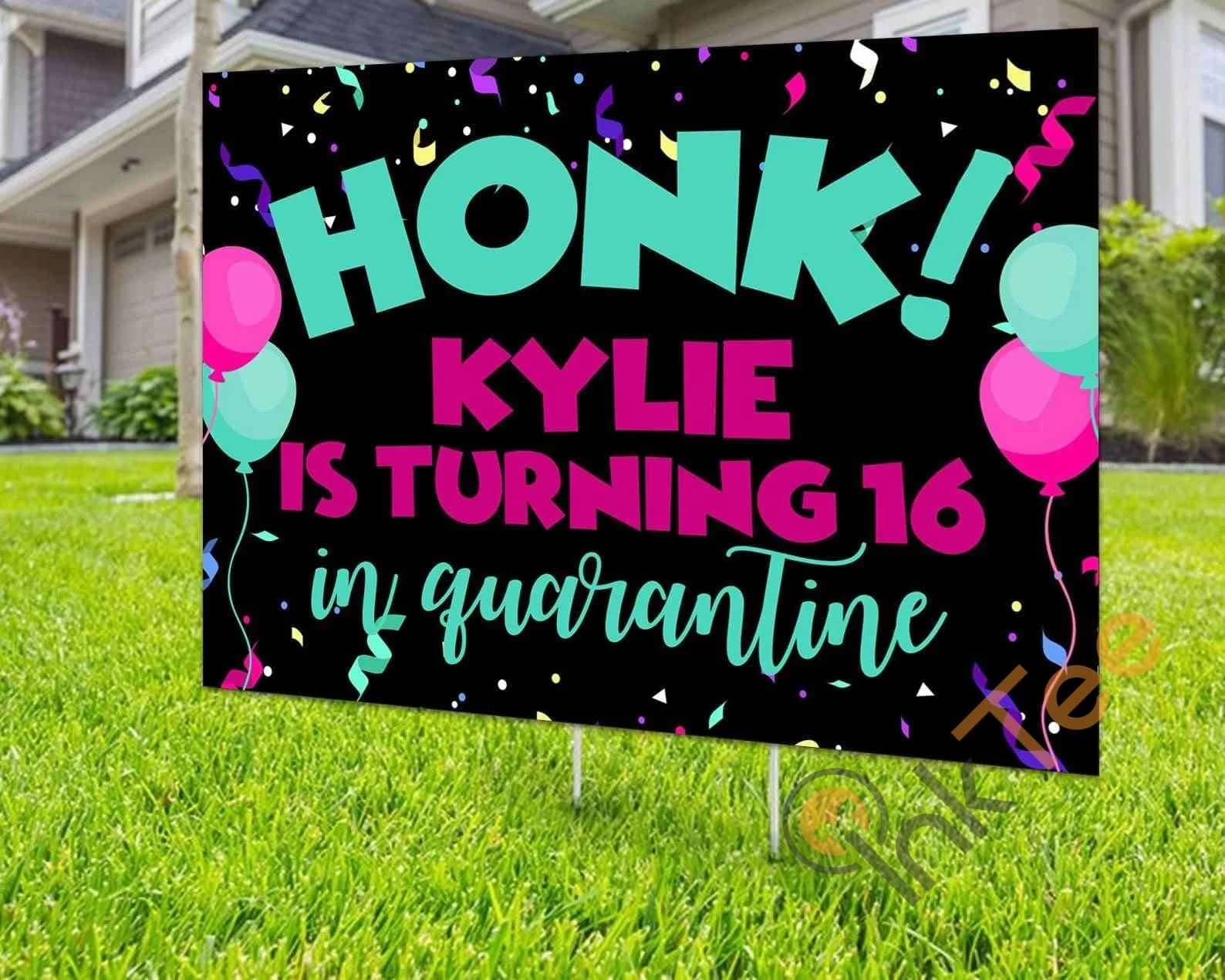 Custom Birthday Personalized Gift For Kids Yard Sign