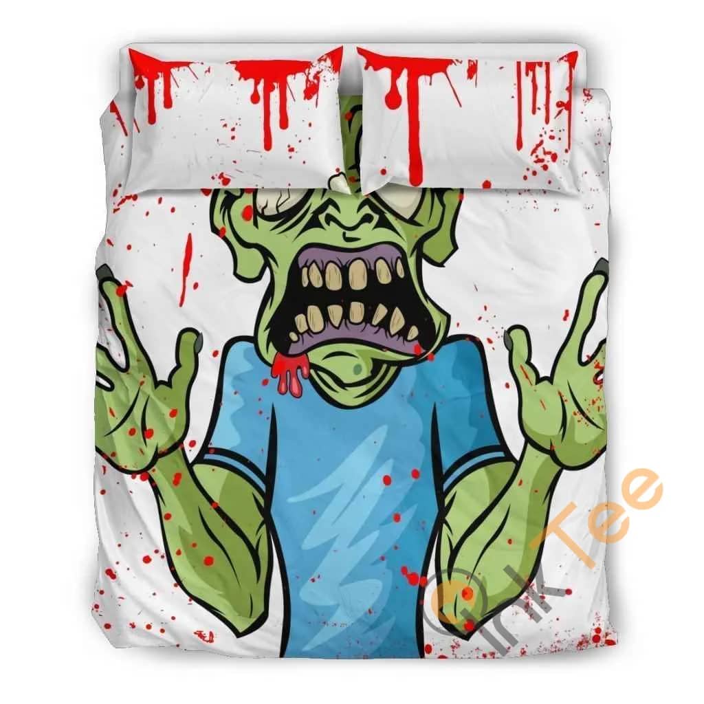 Custom Bloody Zombie Quilt Bedding Sets