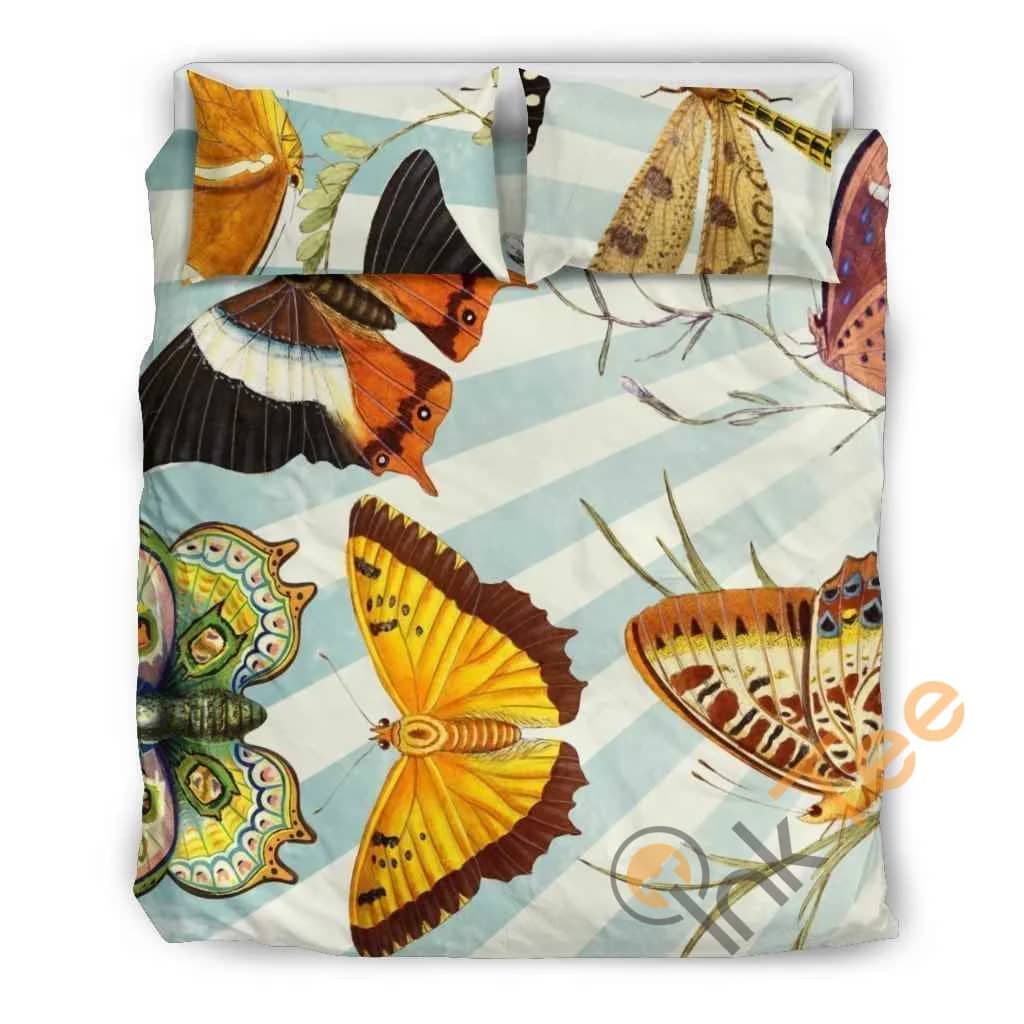 Custom Butterfly Quilt Bedding Sets