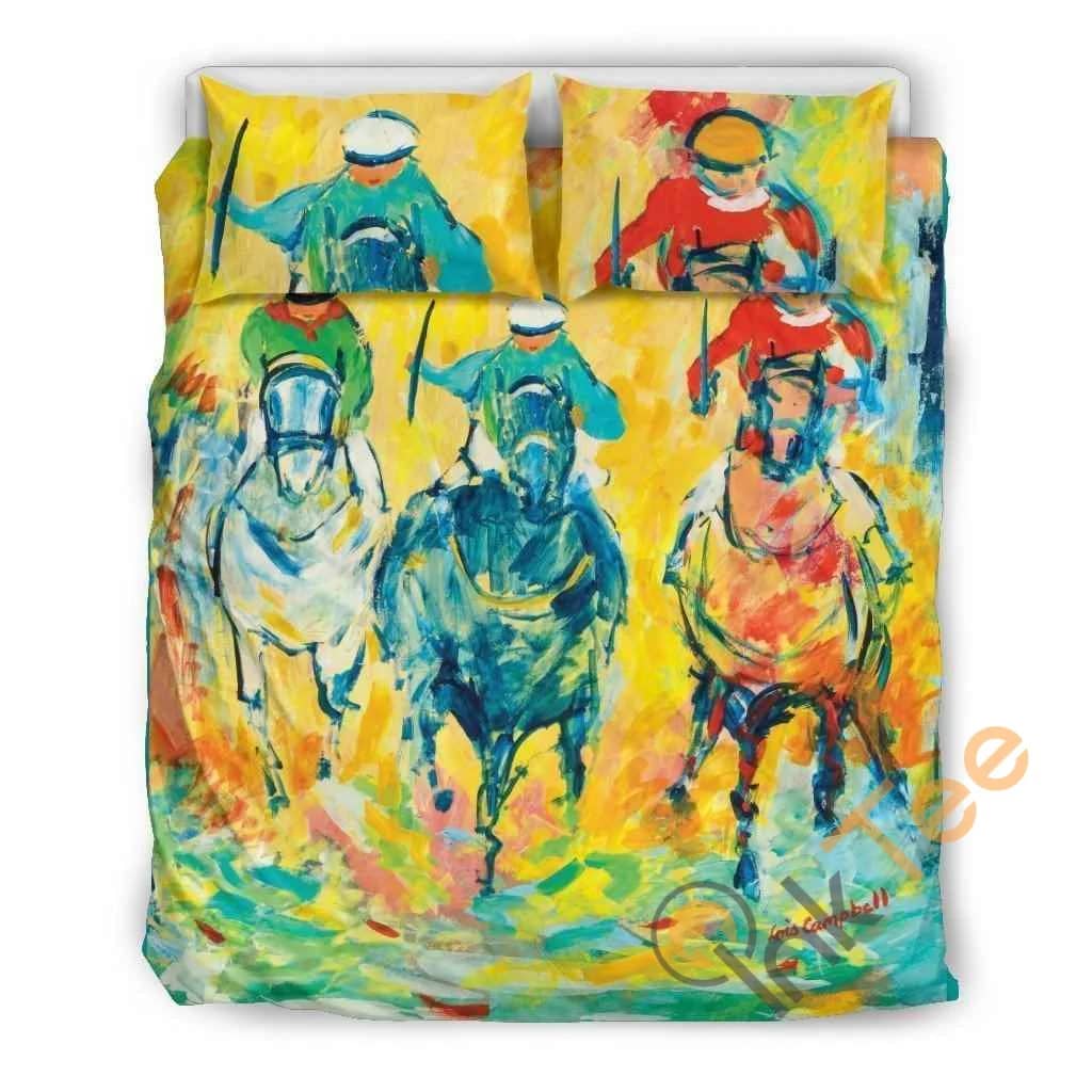 Custom Colorful Horse Quilt Bedding Sets