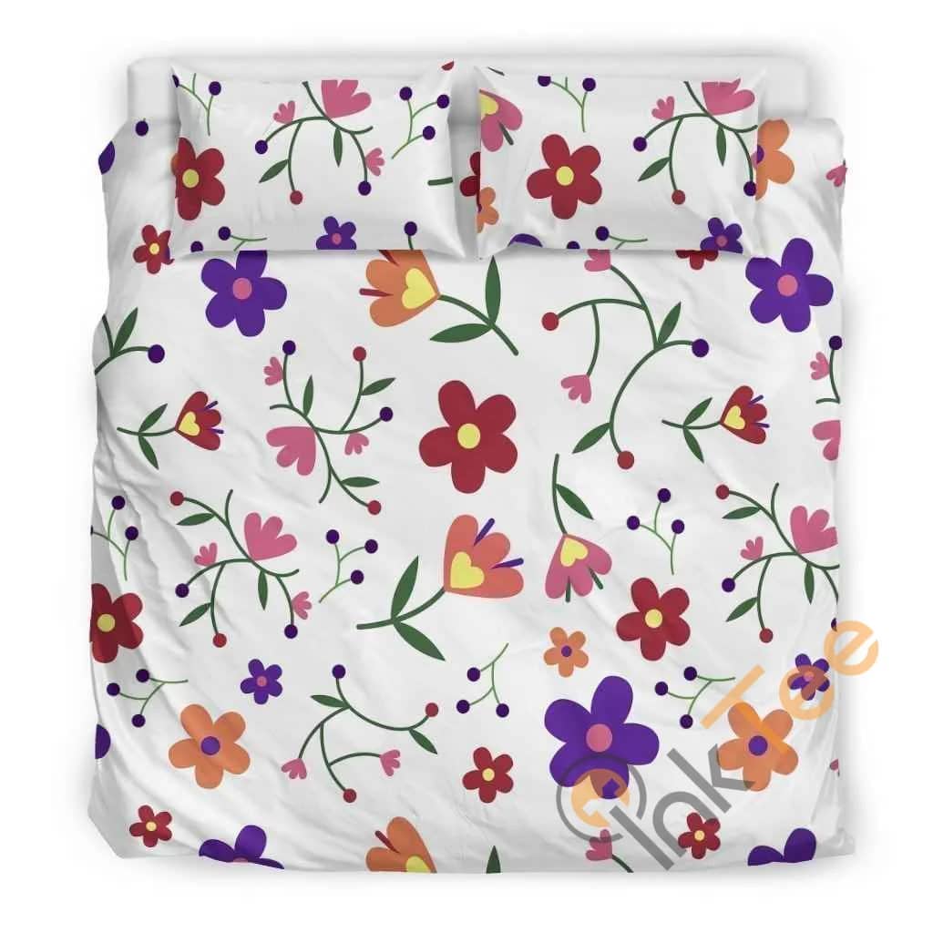 Custom Floral Quilt Bedding Sets