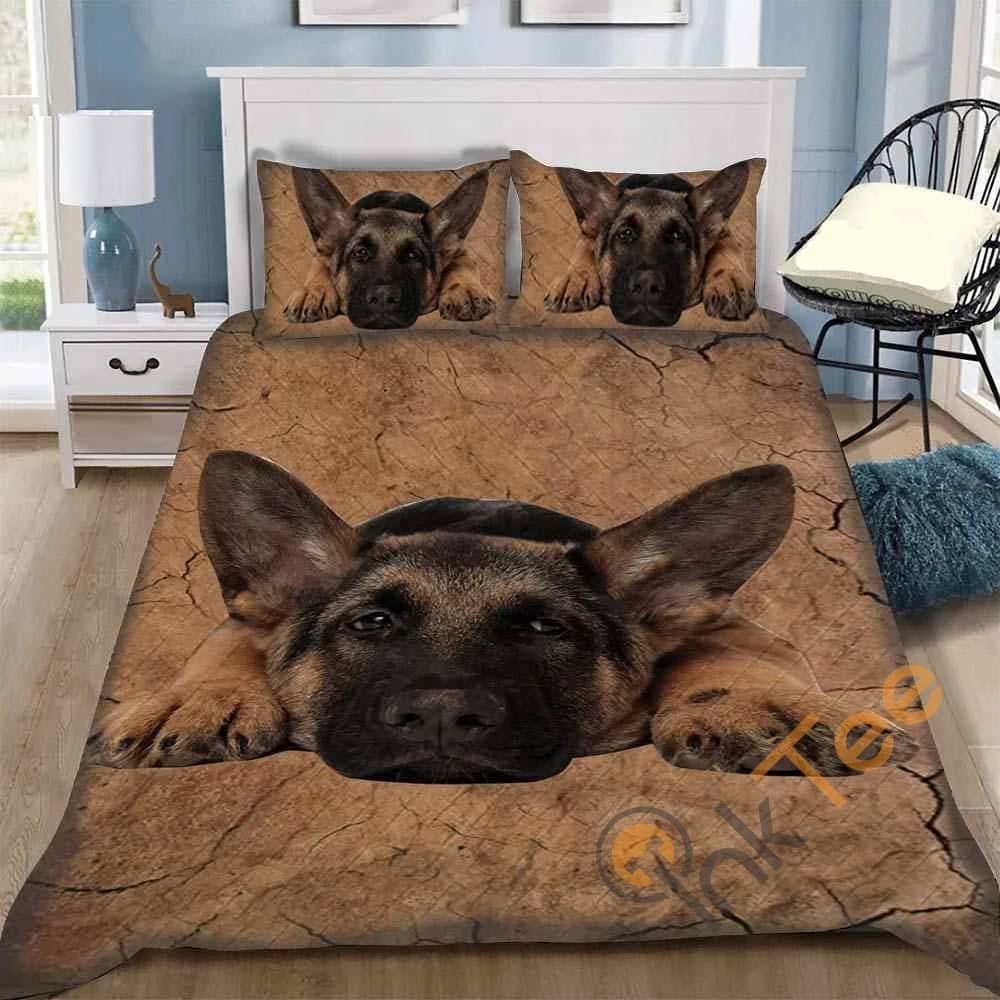 Custom German Shepherd Quilt Bedding Sets